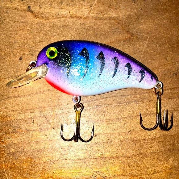 Vintage Manns Loudmouth II fishing lure /  Hooks - Picture 1 of 10